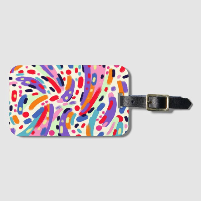 Viva Colours! Luggage Tag (Front Horizontal)