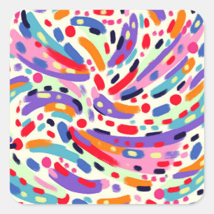 Viva Colours! Square Sticker