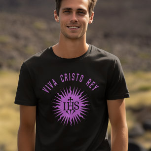 Viva Cristo Rey Catholic Cristeros Gift T-Shirt