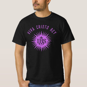 Viva Cristo Rey Catholic Cristeros Gift T-Shirt