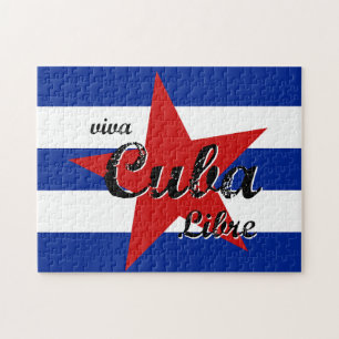 Viva Cuba Libre, Havana, Fidel Castro, Che Guevara Jigsaw Puzzle