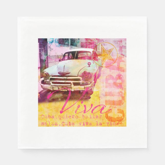 Viva Cuba Napkin (Front)