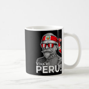 Viva El Peru Bolognesi Peru Patriotic Tribute Men Coffee Mug