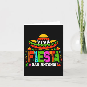 Viva Fiesta San Antonio Cinco De Mayo Sombrero Wom Card