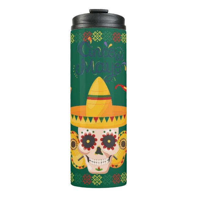 Viva Heritage Harmony forest green Thermal Tumbler (Front)