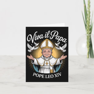 Viva Il Papa Pope Leo Xiv Card