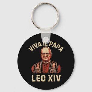 Viva Il Papa Pope Leo Xiv  Key Ring