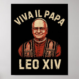 Viva Il Papa Pope Leo Xiv Poster