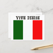 Viva Italia and Italian Flag