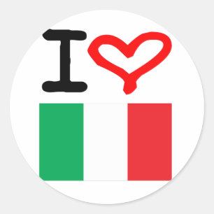 Viva Italia! Classic Round Sticker