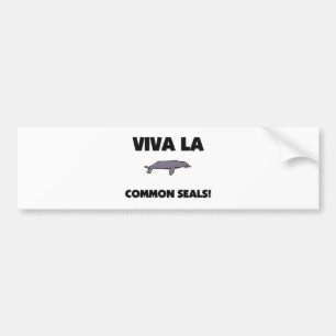 Viva La Common Seals Bumper Sticker