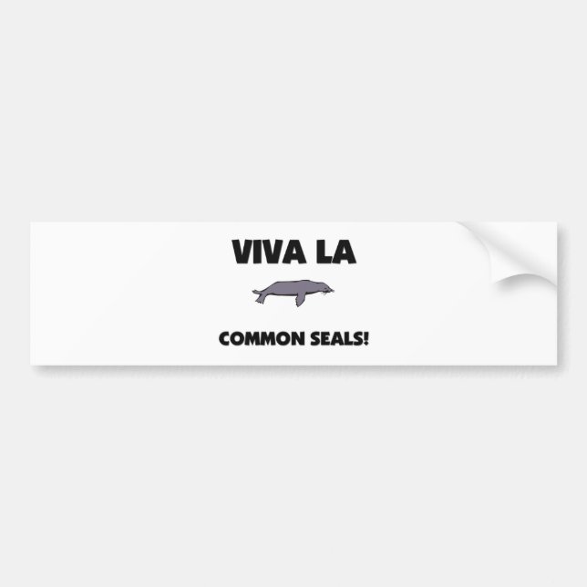 Viva La Common Seals Bumper Sticker (Front)