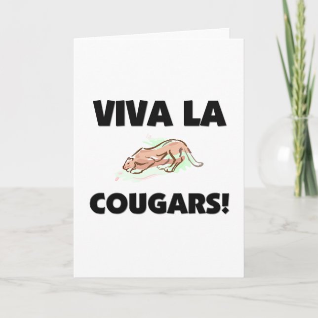 Viva La Cougars Card (Front)