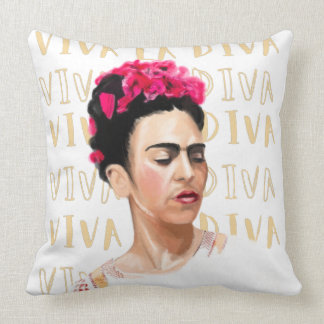 Viva La Diva Frida Kahlo cushion 