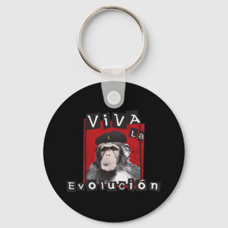 Viva la Evolucion Ape Key Ring