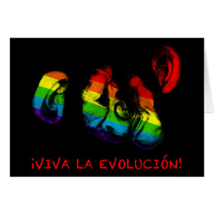 viva la evolucion! rainbow chimps