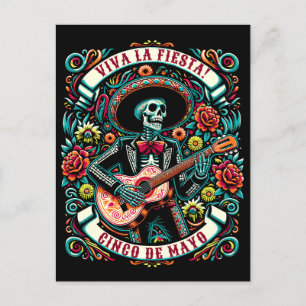 Viva La Fiesta! Cinco de Mayo design Postcard