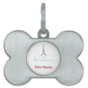 Viva La France French Pet ID Tag