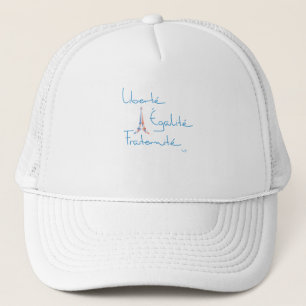 Viva la France, Liberté, Égalité, Fraternité Trucker Hat