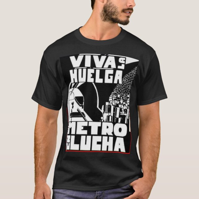 viva la huelga camisetta (t-shirt) T-Shirt (Front)