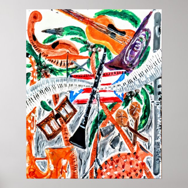 Viva La Música Poster (Front)
