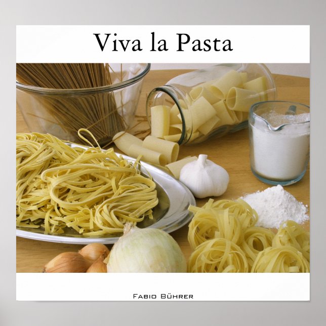 Viva la Pasta Poster (Front)