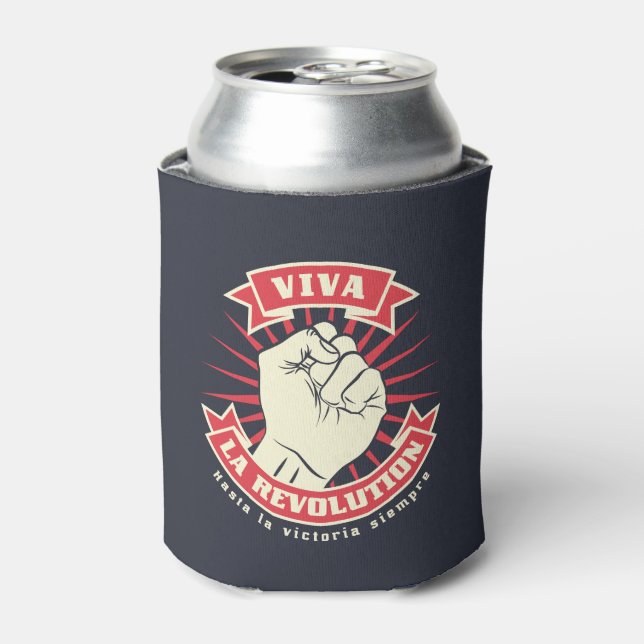Viva La Revolution Can Cooler (Can Front)