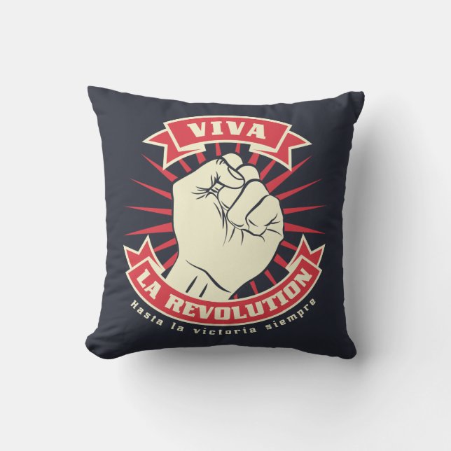 Viva La Revolution Cushion (Front)