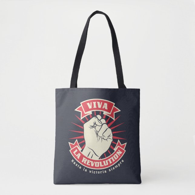 Viva La Revolution Tote Bag (Front)