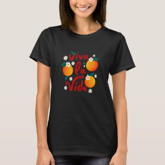Viva La Vida Spanish Fruit & Floral T-Shirt