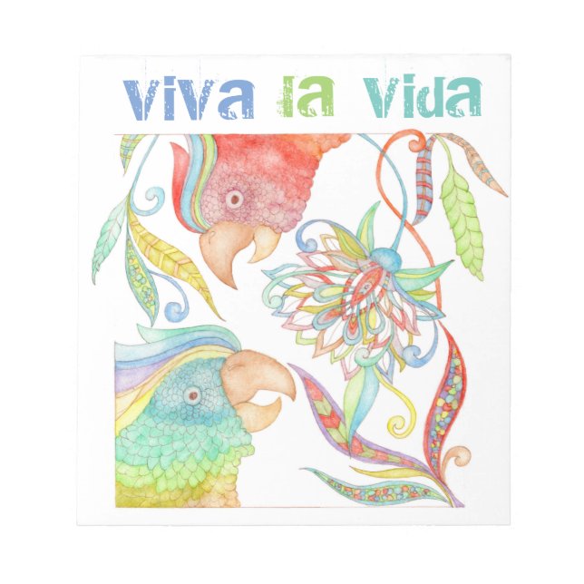 viva la vida stylish notepad (Front)