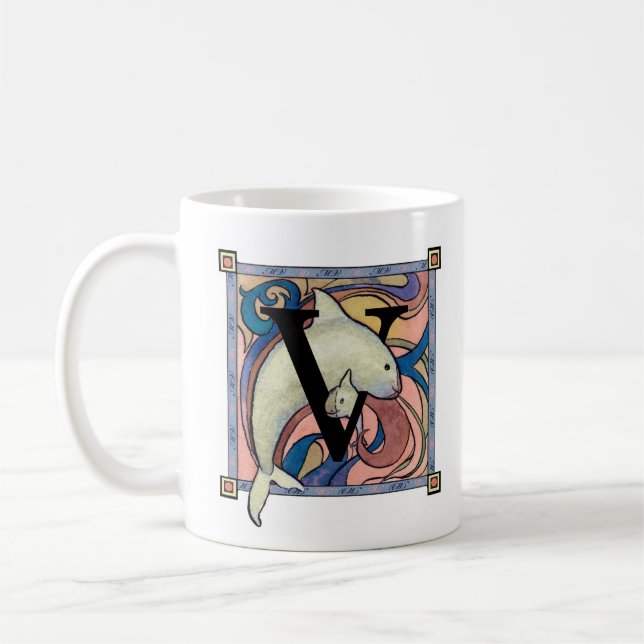 Viva Laquita Mug - with the Letter "V" (Left)