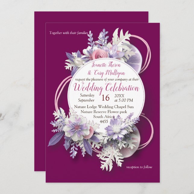 Viva Magenta 2023 Invitation (Front/Back)