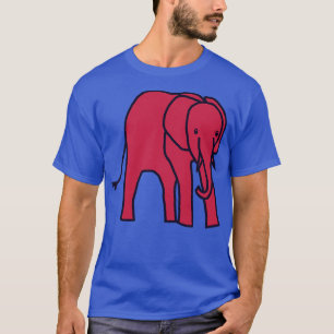 Viva Magenta Colour of the Year 2023 Young Elephan T-Shirt