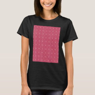 Viva Magenta Honeycomb Pattern T-Shirt