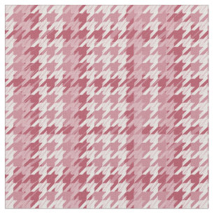 Viva Magenta Houndstooth Pattern Fabric