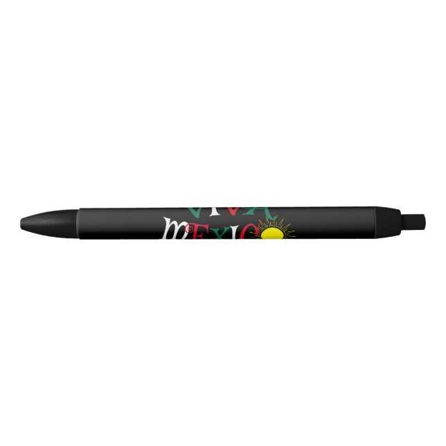 Viva Mexico Black Ink Pen (Front)