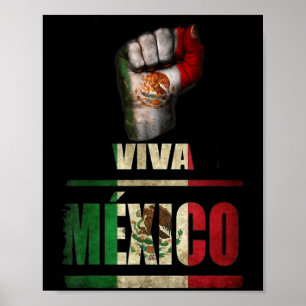 Viva Mexico Cabrones And Christmas Mexico Women Ki Poster