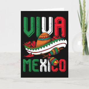 Viva Mexico Cinco De Mayo Card