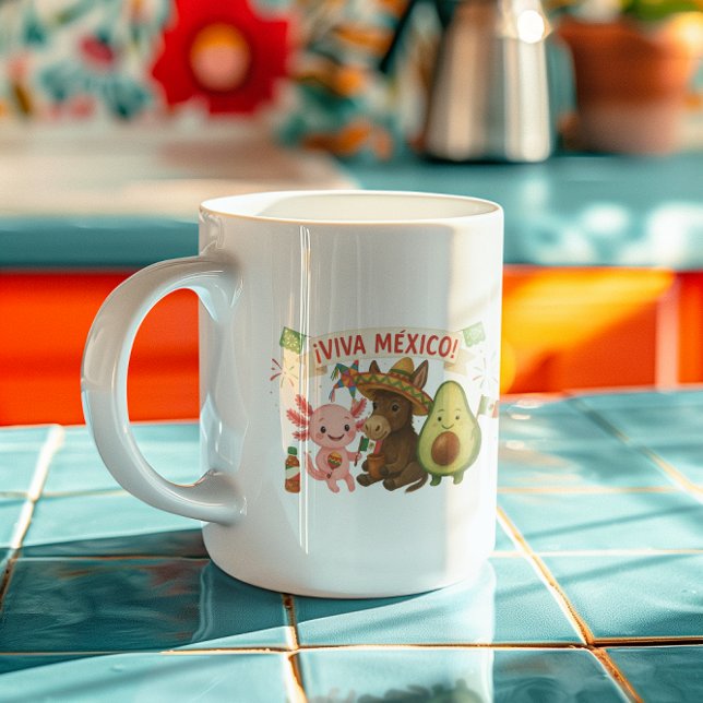 ¡Viva México! Cute Fiesta  Coffee Mug (Creator Uploaded)