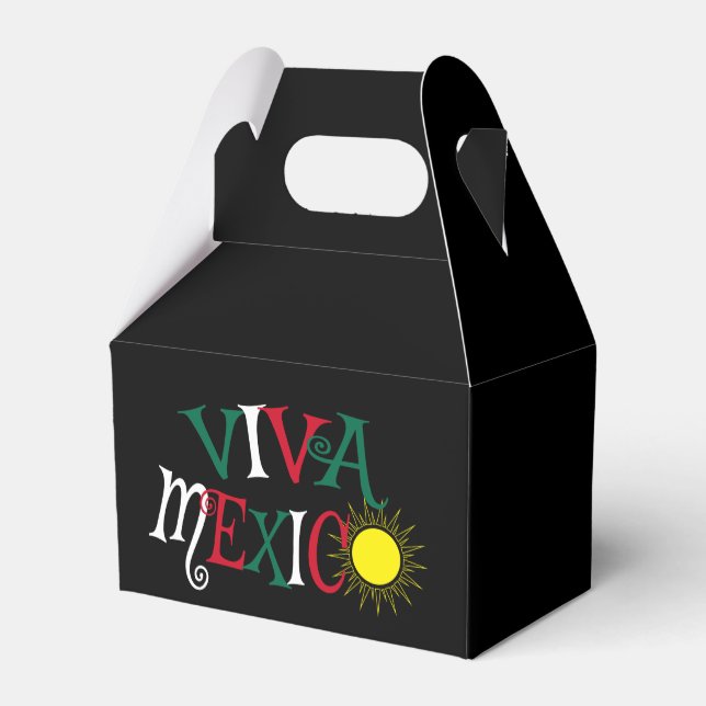 Viva Mexico Favour Box (Back Side)