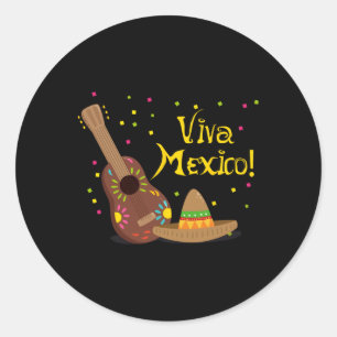 Viva Mexico! Fiesta Independence Day Party Mexican Classic Round Sticker