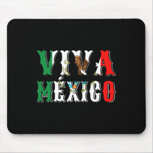 Viva Mexico Flag For Mexican Independence Day Cinc Mouse Pad