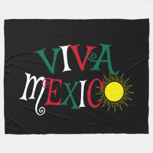 Viva Mexico Fleece Blanket