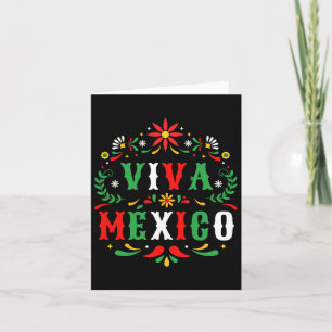 Viva Mexico For Mexican Independence Day And Cinco Card