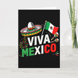 Viva Mexico For Mexican Independence Day And Cinco Card