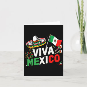 Viva Mexico For Mexican Independence Day And Cinco Card