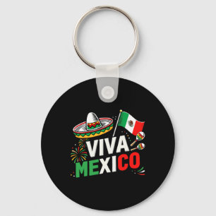 Viva Mexico For Mexican Independence Day And Cinco Key Ring