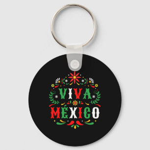 Viva Mexico For Mexican Independence Day And Cinco Key Ring