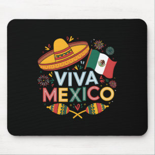 Viva Mexico For Mexican Independence Day And Cinco Mouse Pad